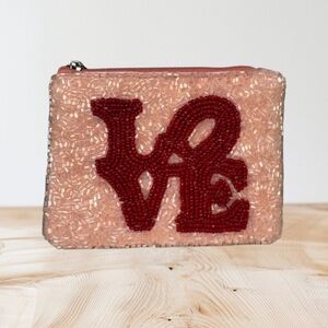 New LOVE Zipper Pouch Coin Purse | Cute Gift | Made in India